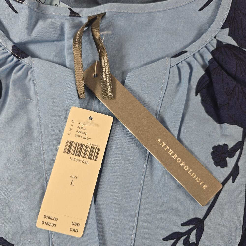 NWT Anthropologie Somerset Maxi Dress. Size L. Retails $168 100% Cotton - Picture 10 of 13